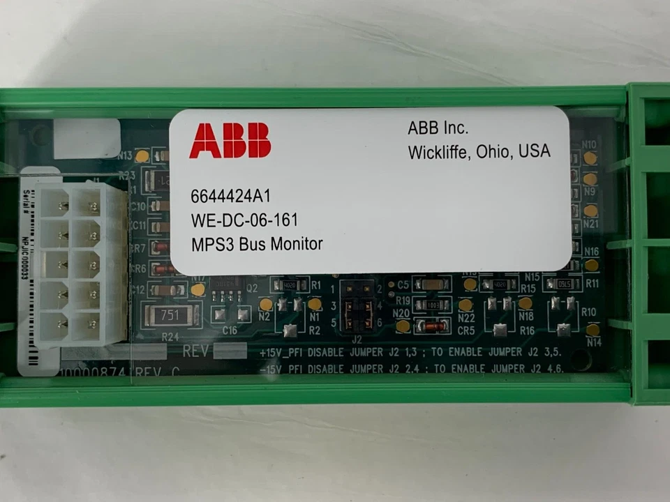 Abb Power Module Pin Configuration ABB 6644424A1 Power Monitoring Module | DCS Power