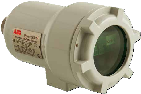 ABB SF810-FOC-IR industrial infrared flame scanner for boiler burner monitoring